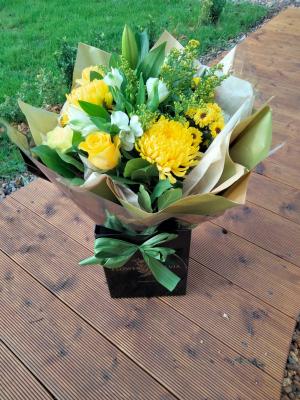 Bright Yellow Spring Bouquet